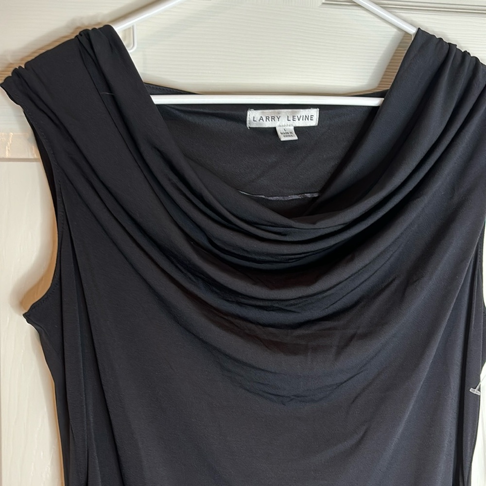 Little black party dress sleeveless fully lined 95% polyester 5% spandex